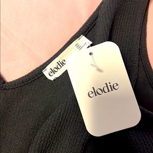 Black short side cute dress ! USA large ! Polyester and spandex material. New!